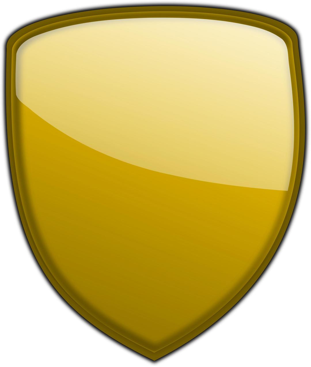 Gold Shield png transparent