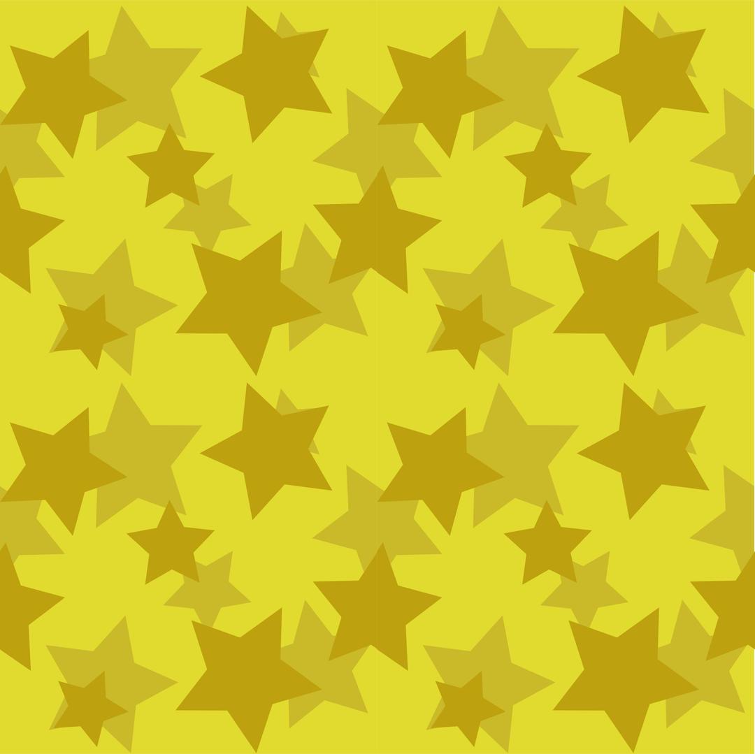 Gold stars seamless pattern png transparent