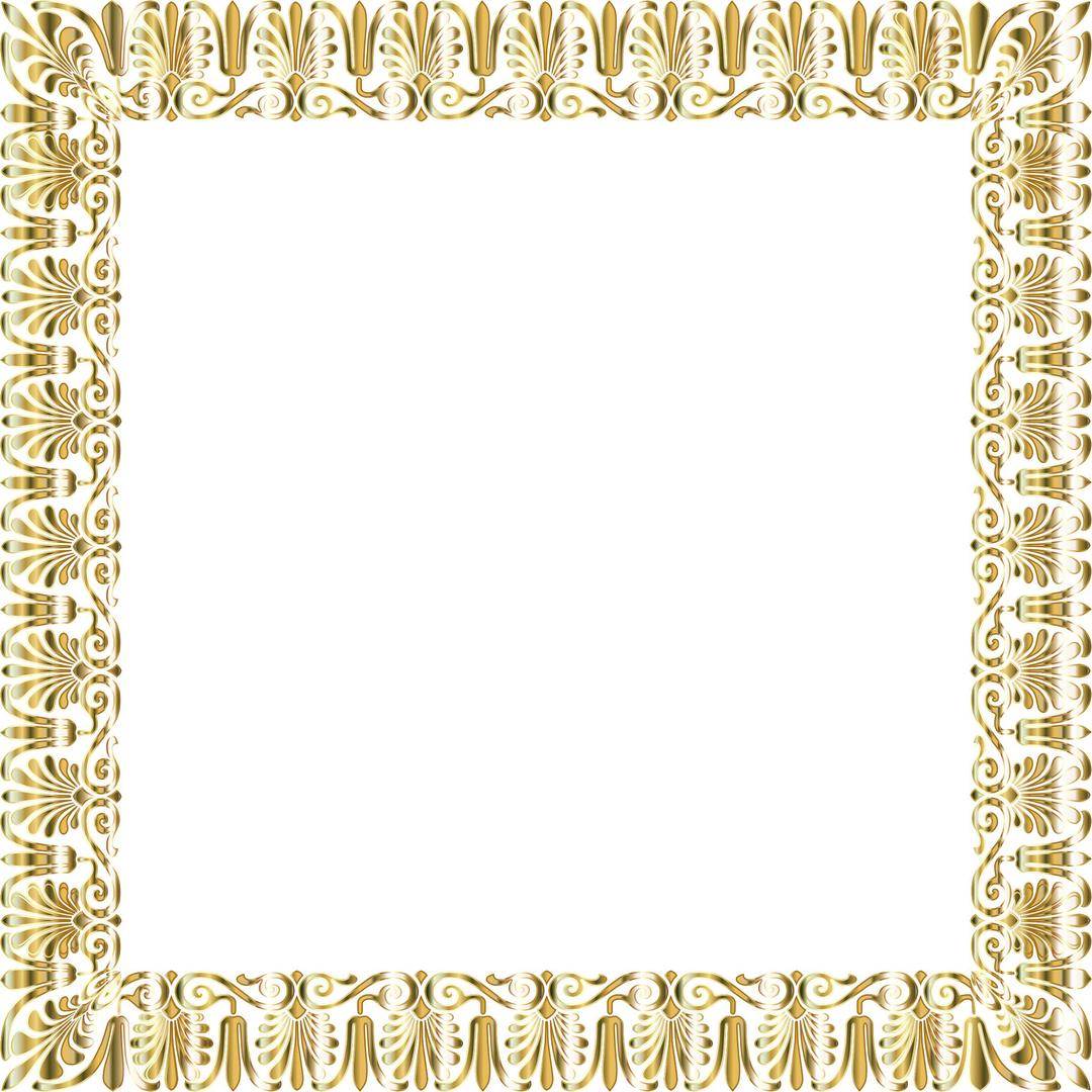 Gold Victorian Ornament Expanded 2 No Background png transparent