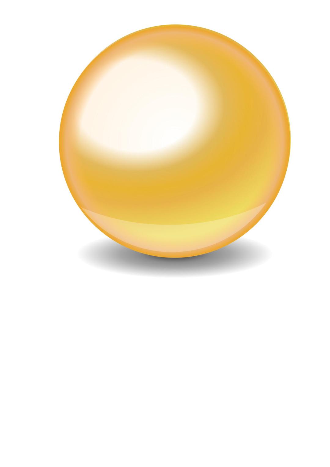 Golden ball. png transparent