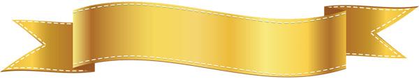 Golden Banner png transparent