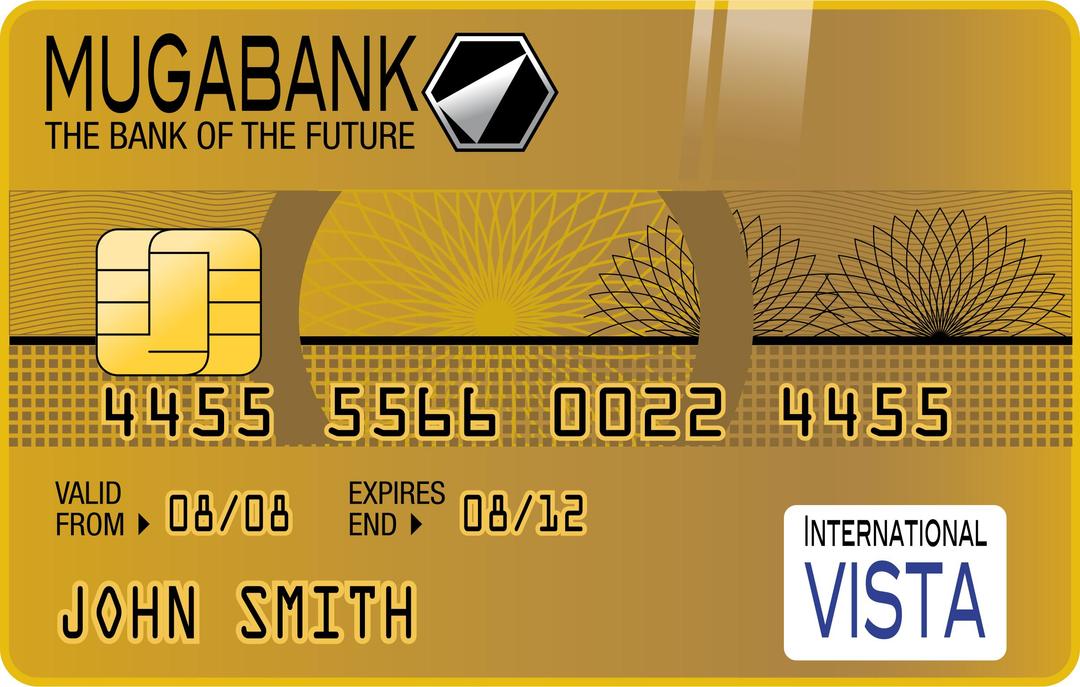 Golden Credit Card png transparent