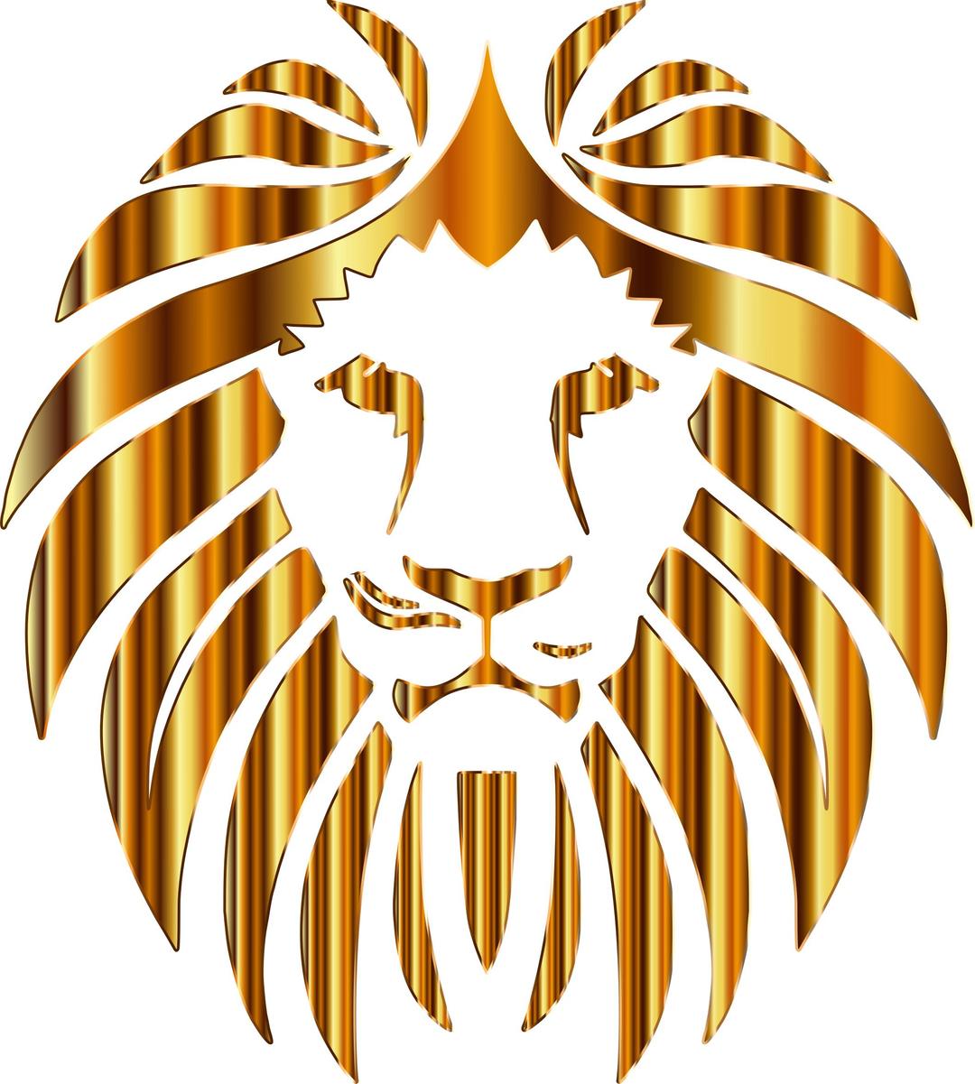 Golden Lion 10 No Background png transparent