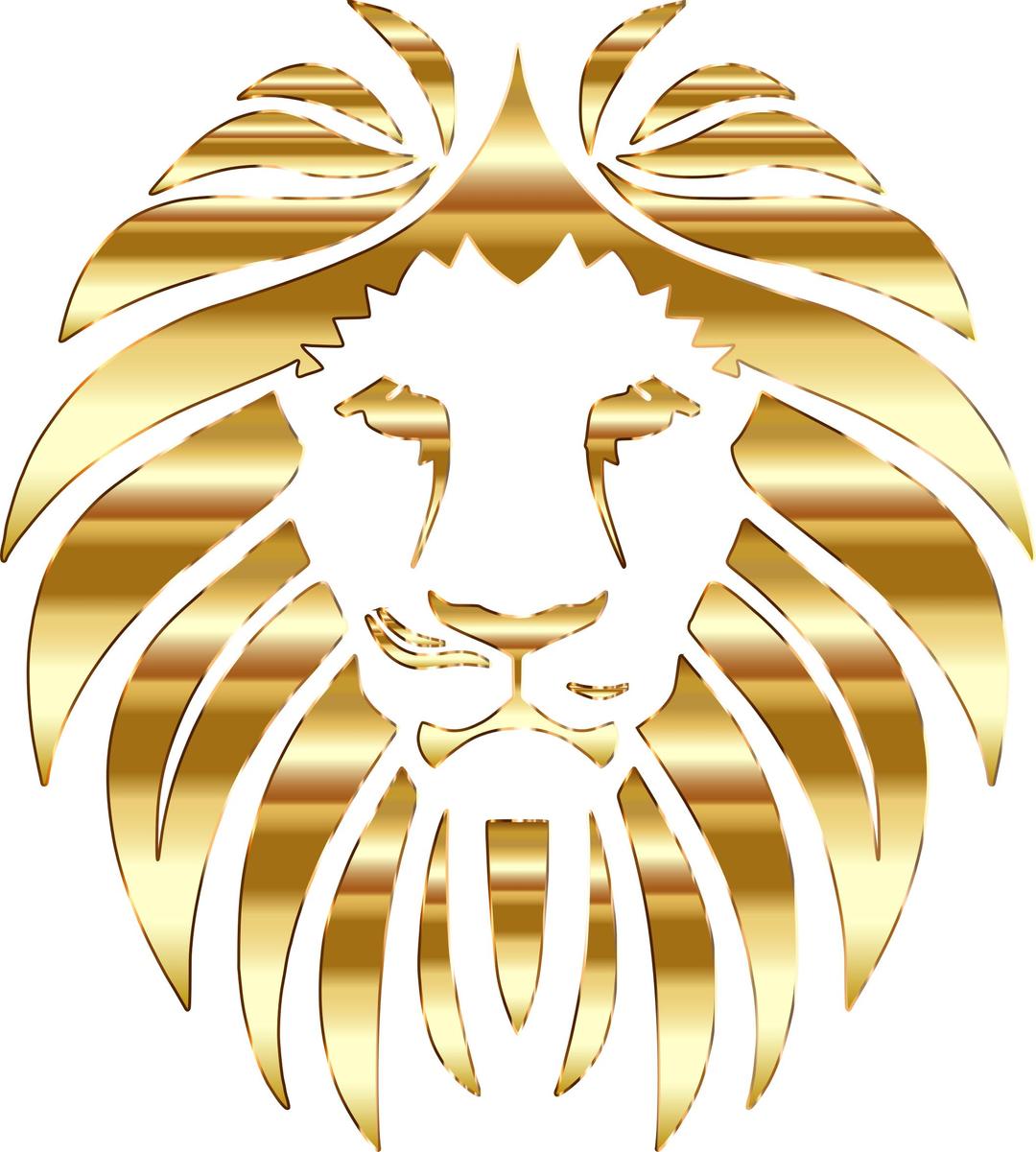 Golden Lion No Background png transparent