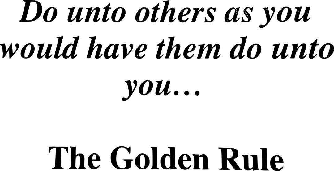 Golden rule found Christian request 2 png transparent