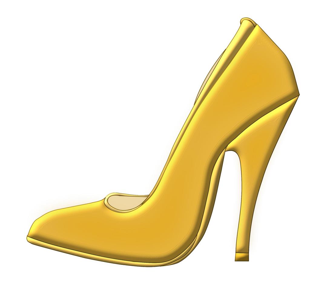 Golden shoe png transparent