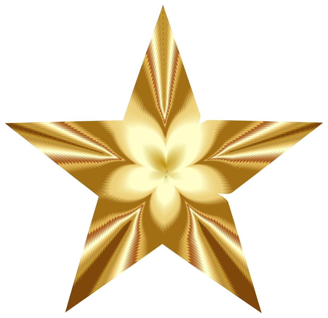 Golden Star Blossom png transparent