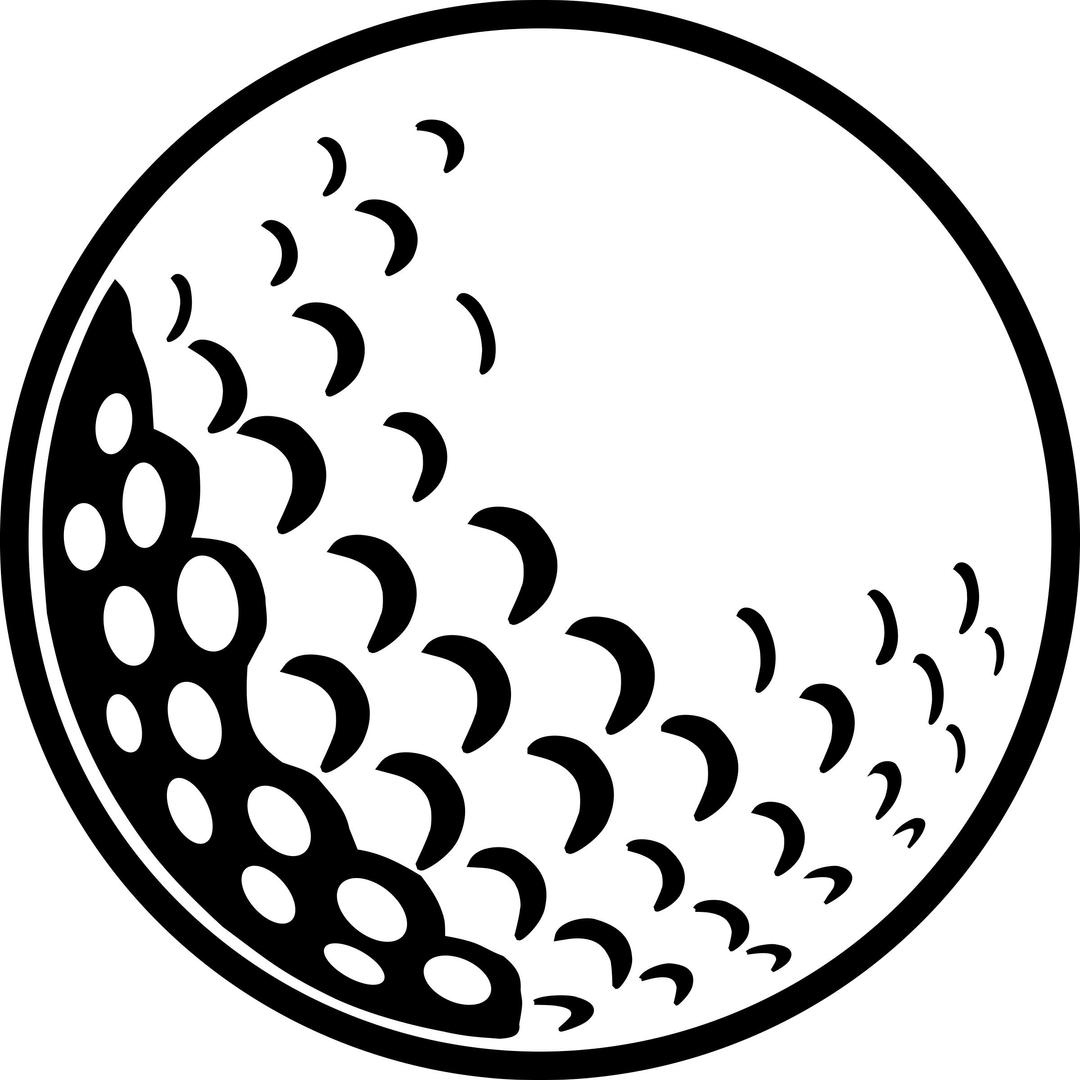 Golf ball png transparent