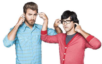 Good Mythical Morning Rhett and Link Fingers png transparent