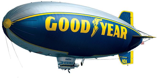 Good Year Zeppelin png transparent