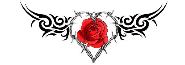 Gothic Tattoo Heart png transparent