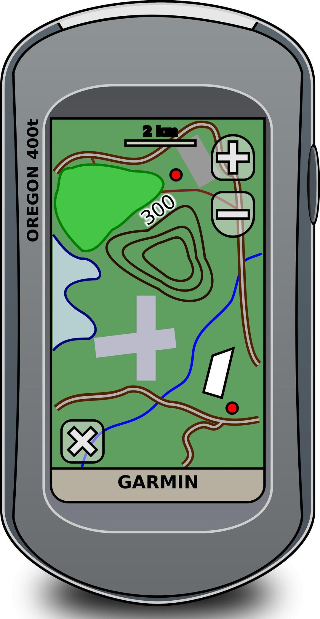 GPS Garmin Oregon 400t png transparent