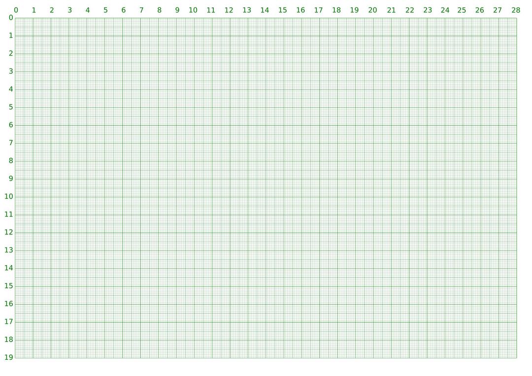 Graph paper in mm size A4 png transparent