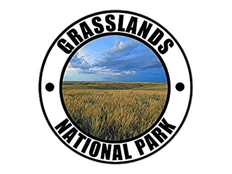Grasslands National Park Round Sticker png transparent