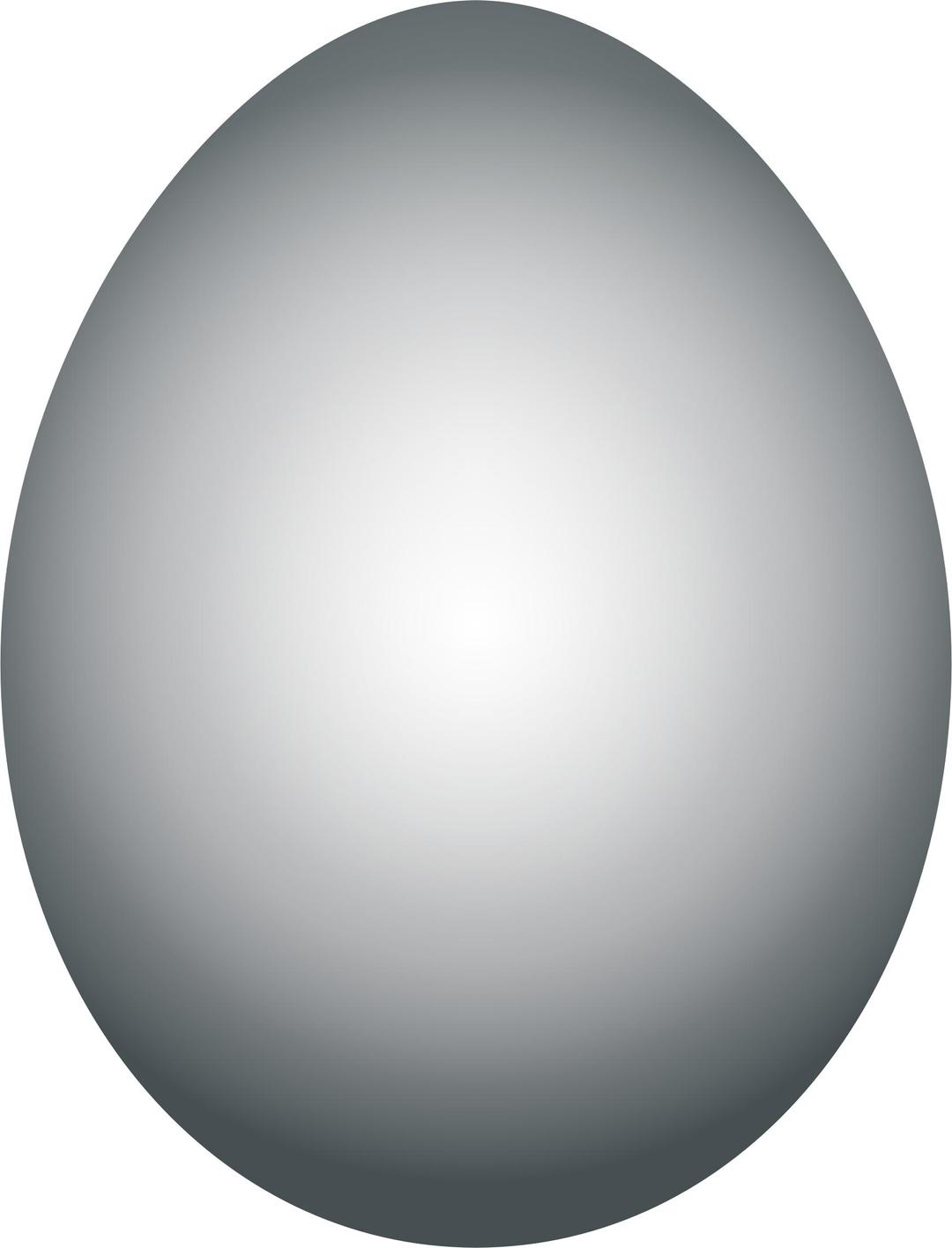 Grayscale Easter Egg png transparent