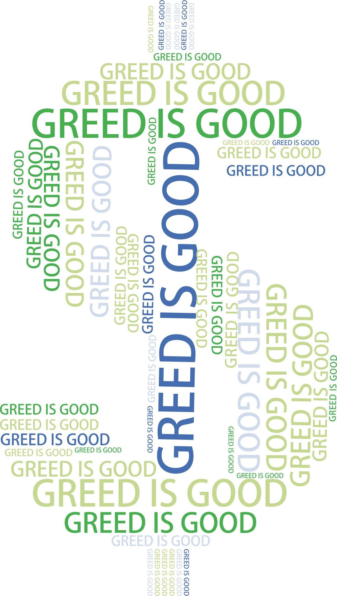Greed Word Cloud No Background png transparent