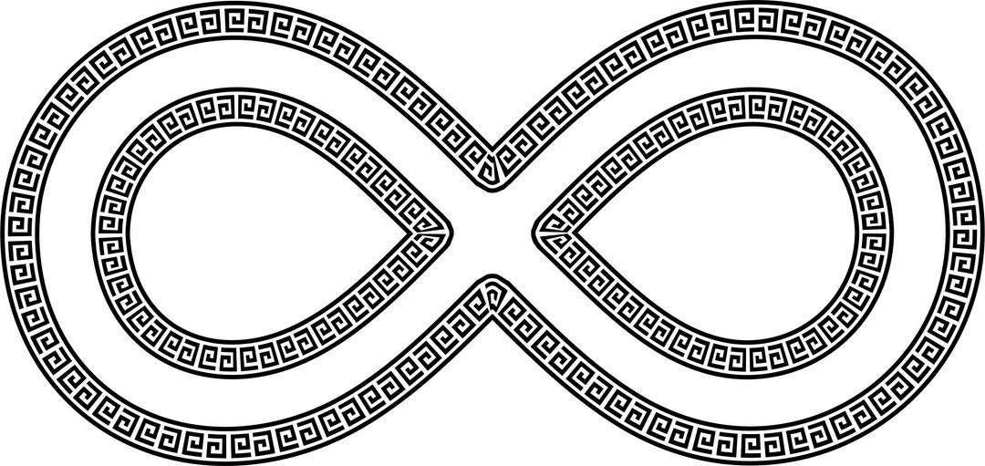 Greek Border Infinity Symbol png transparent
