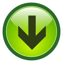 Green Arrow Download Button png transparent