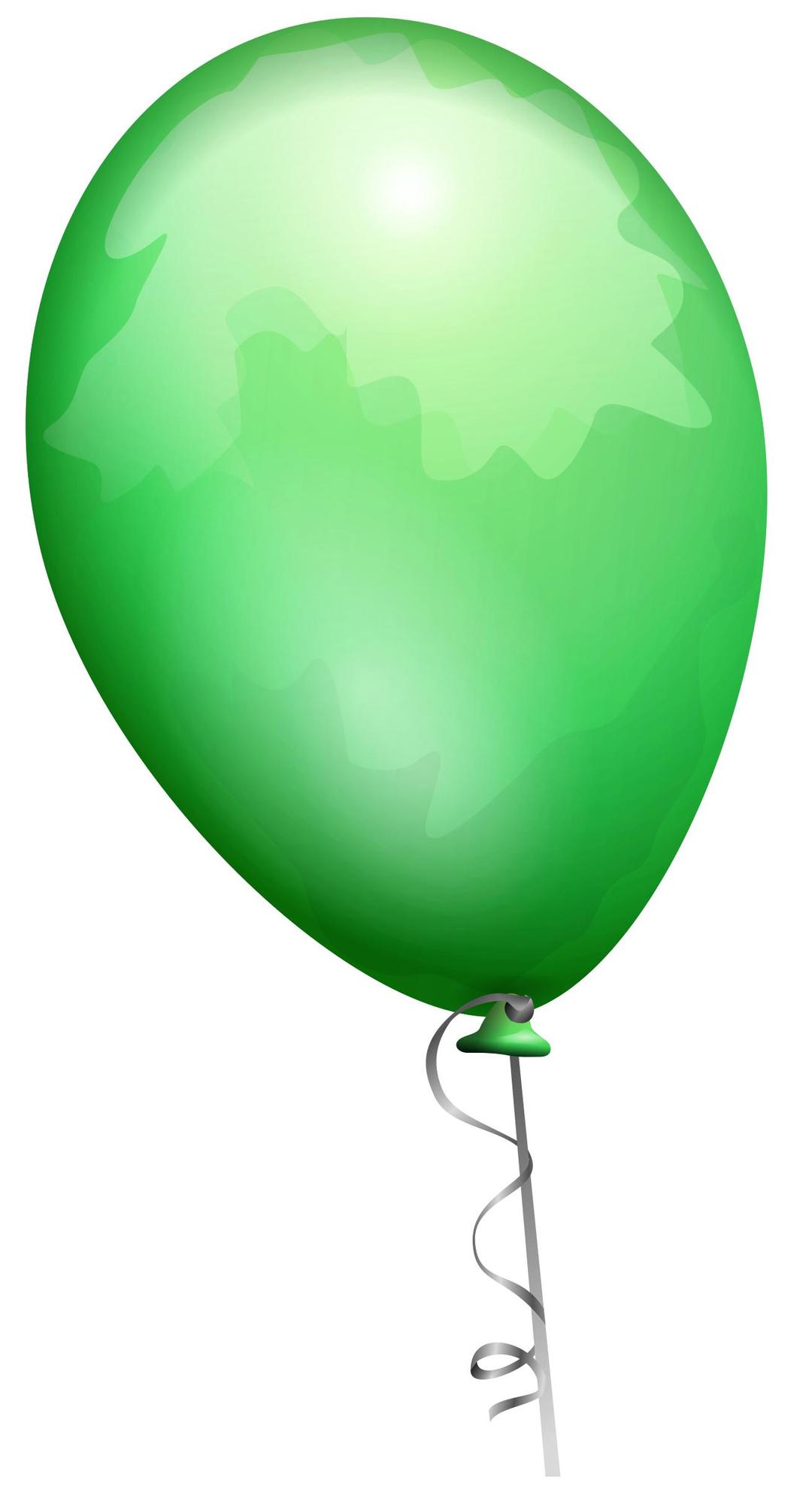 Green balloon png transparent