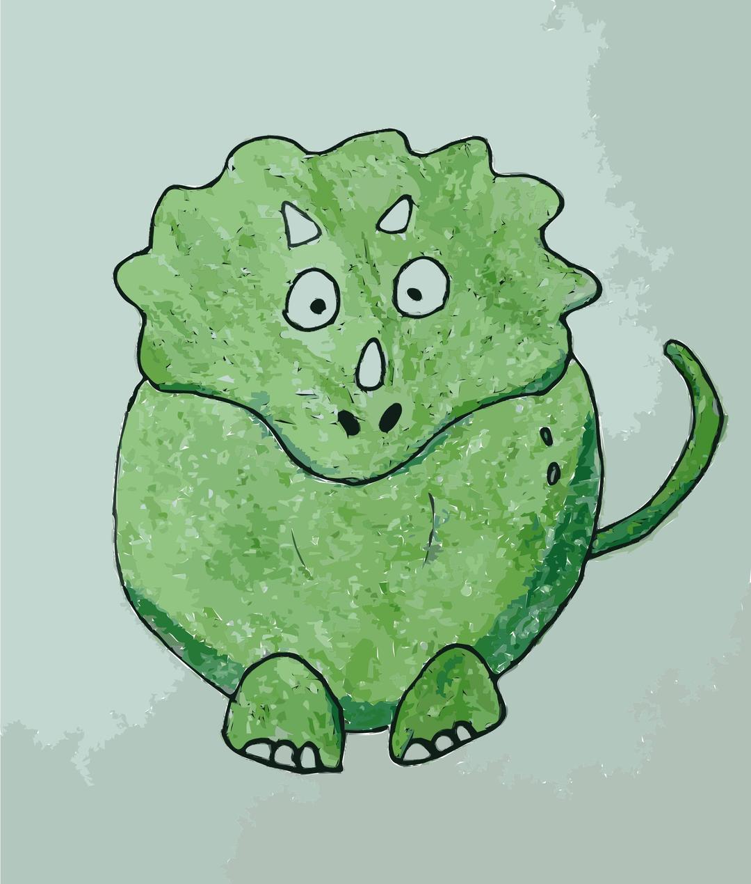 Green Dino: Daily Sketch 26 png transparent