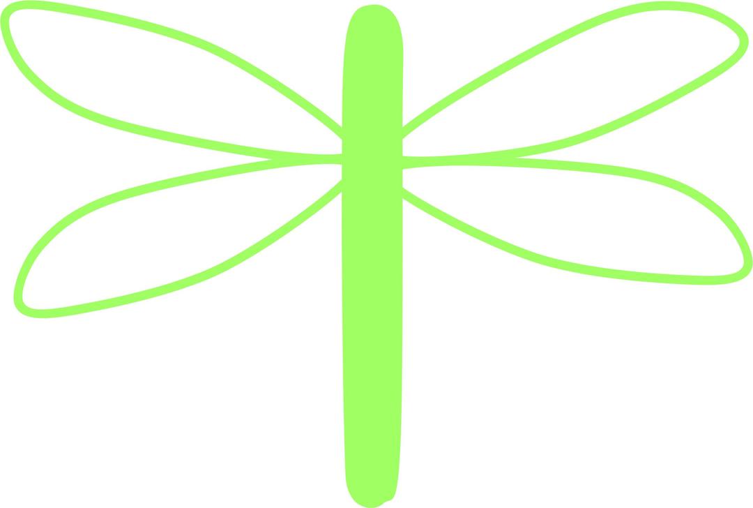 Green Dragonfly png transparent