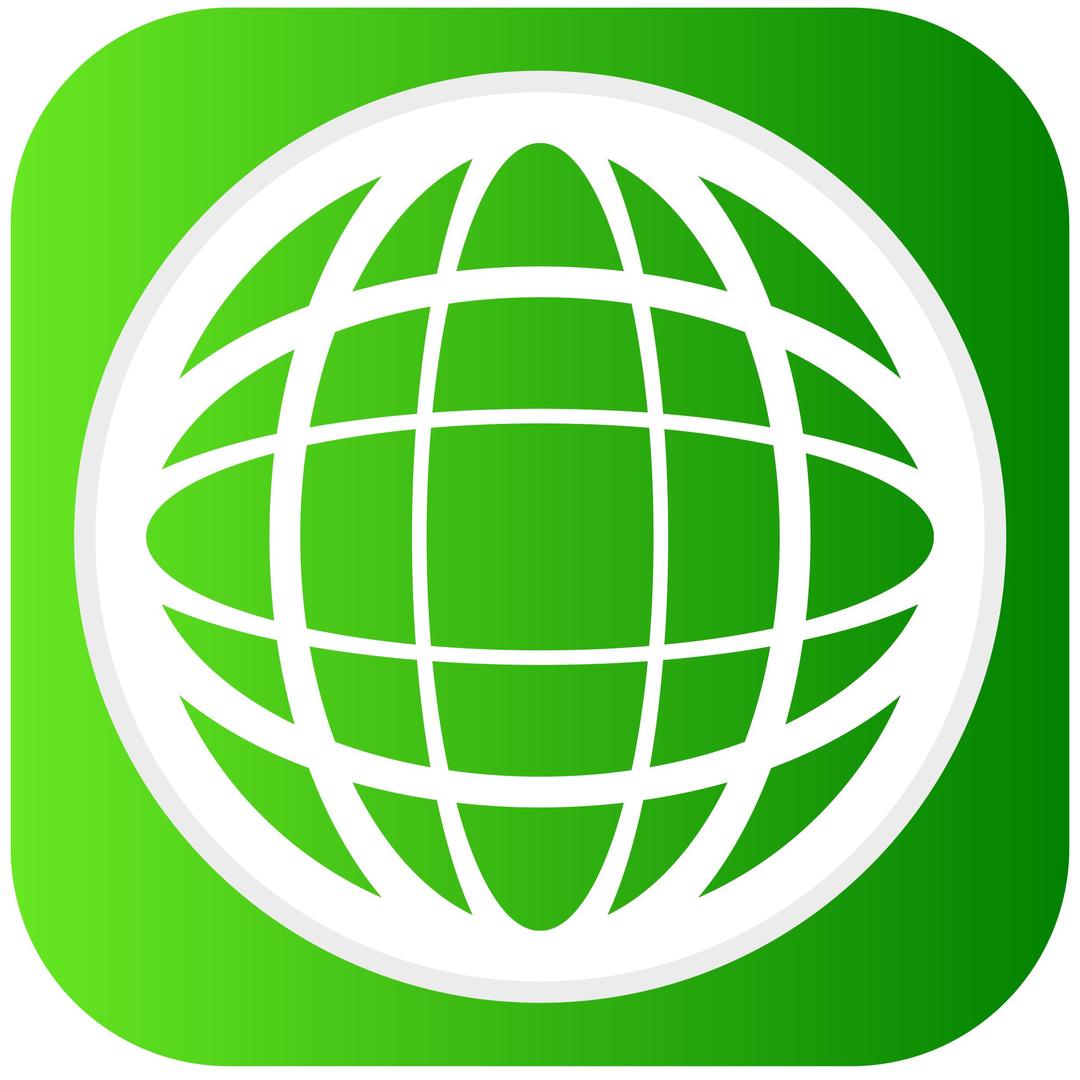 green globe png transparent