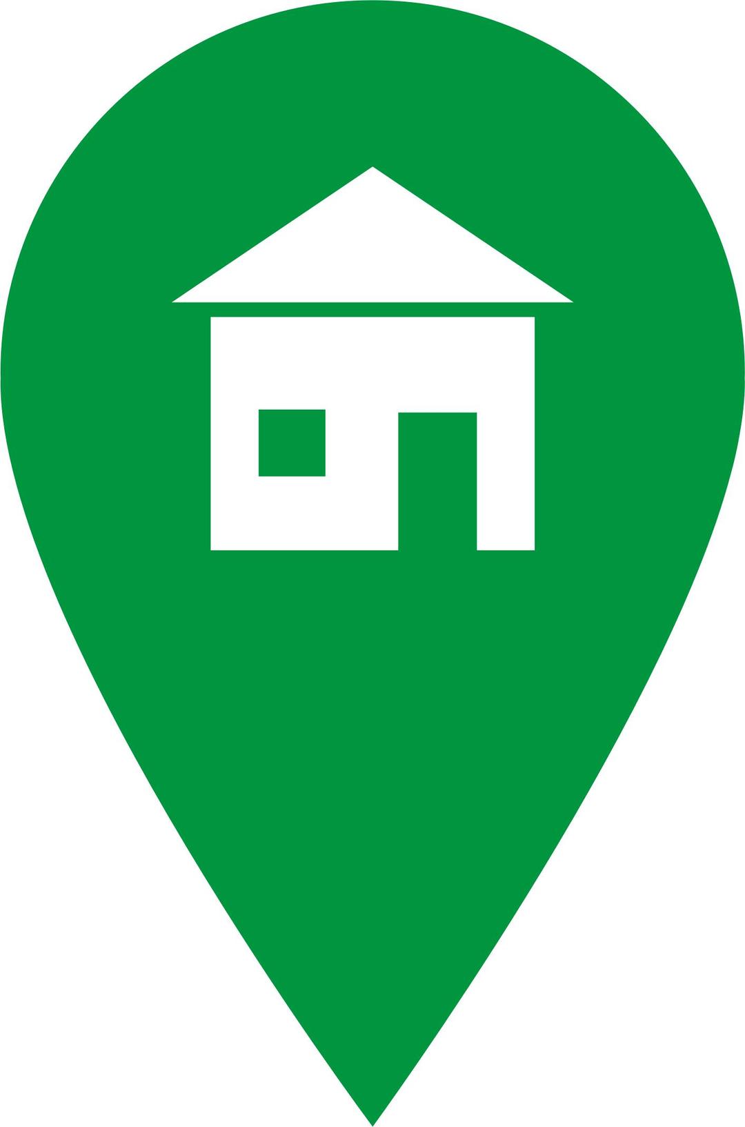 Green Home Icon png transparent