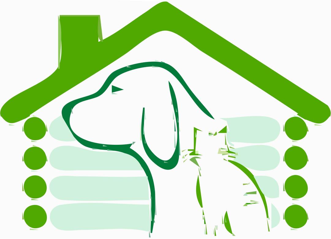 Green House Dog Cat png transparent