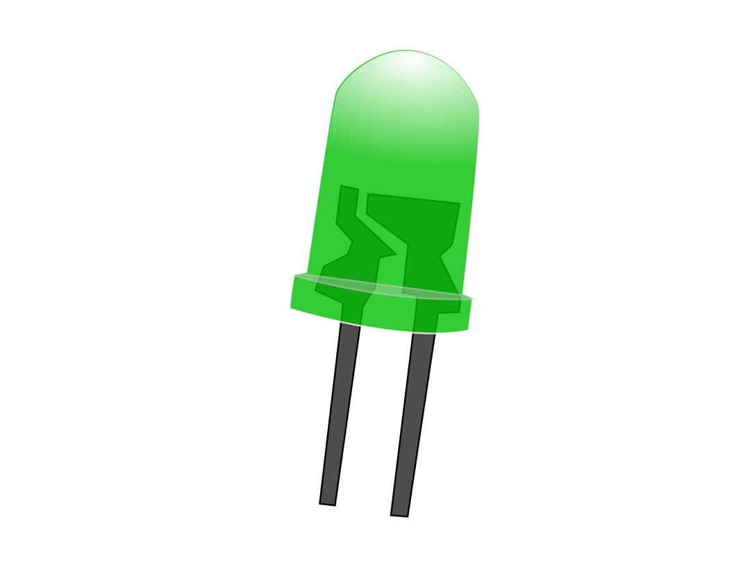 Green LED Lamp (Off) png transparent