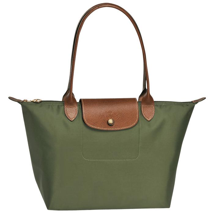 Green Longchamp Handbag png transparent