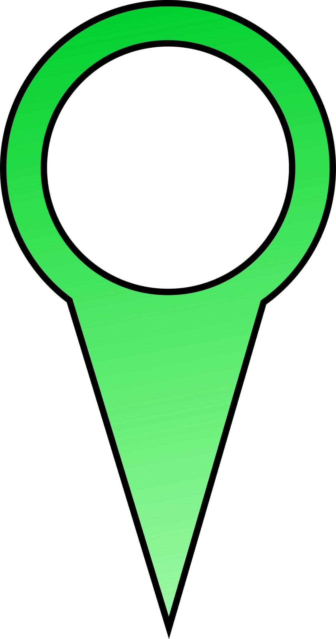 Green Map Pin png transparent