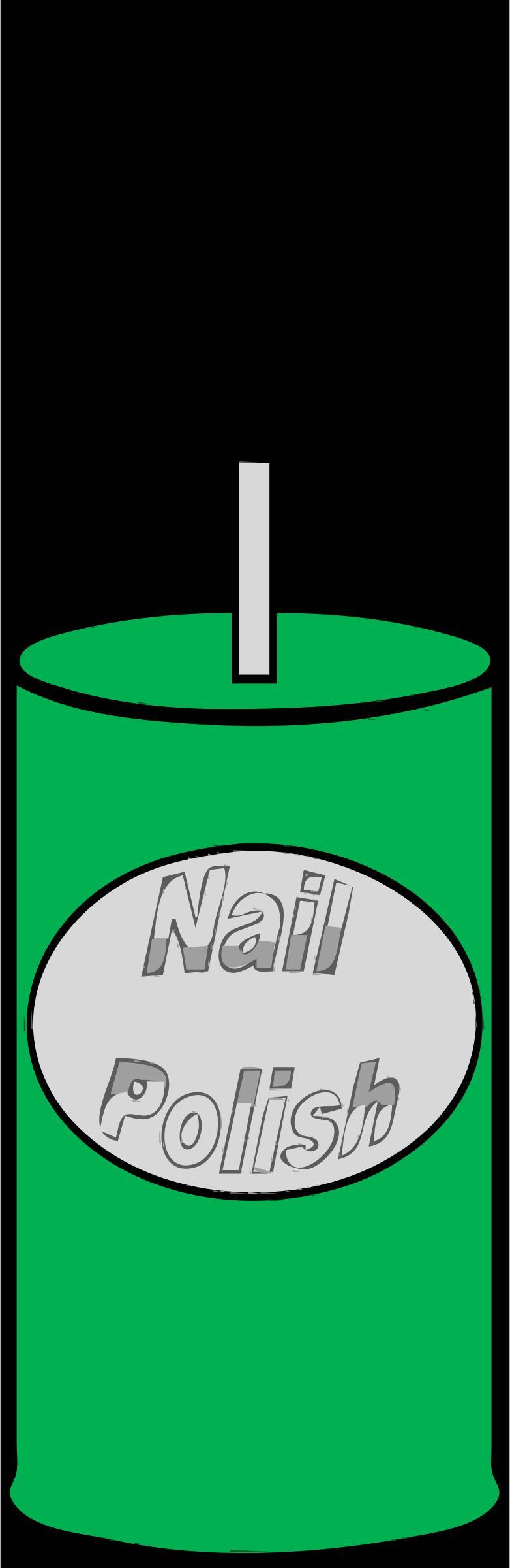 green nail polish png transparent