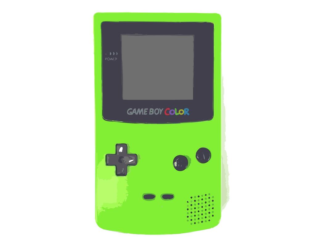 Green Nintendo Game Boy Color png transparent