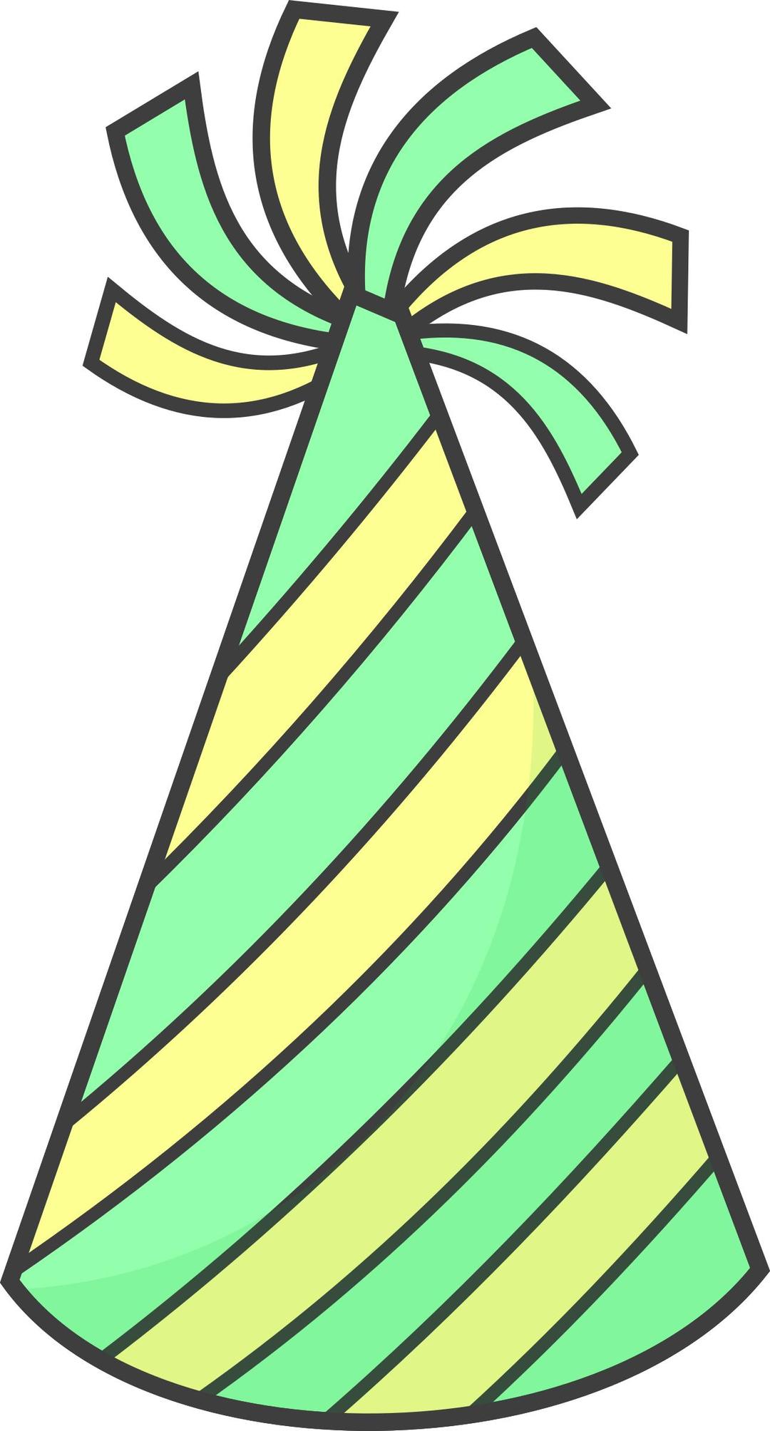 Green Party Hat png transparent