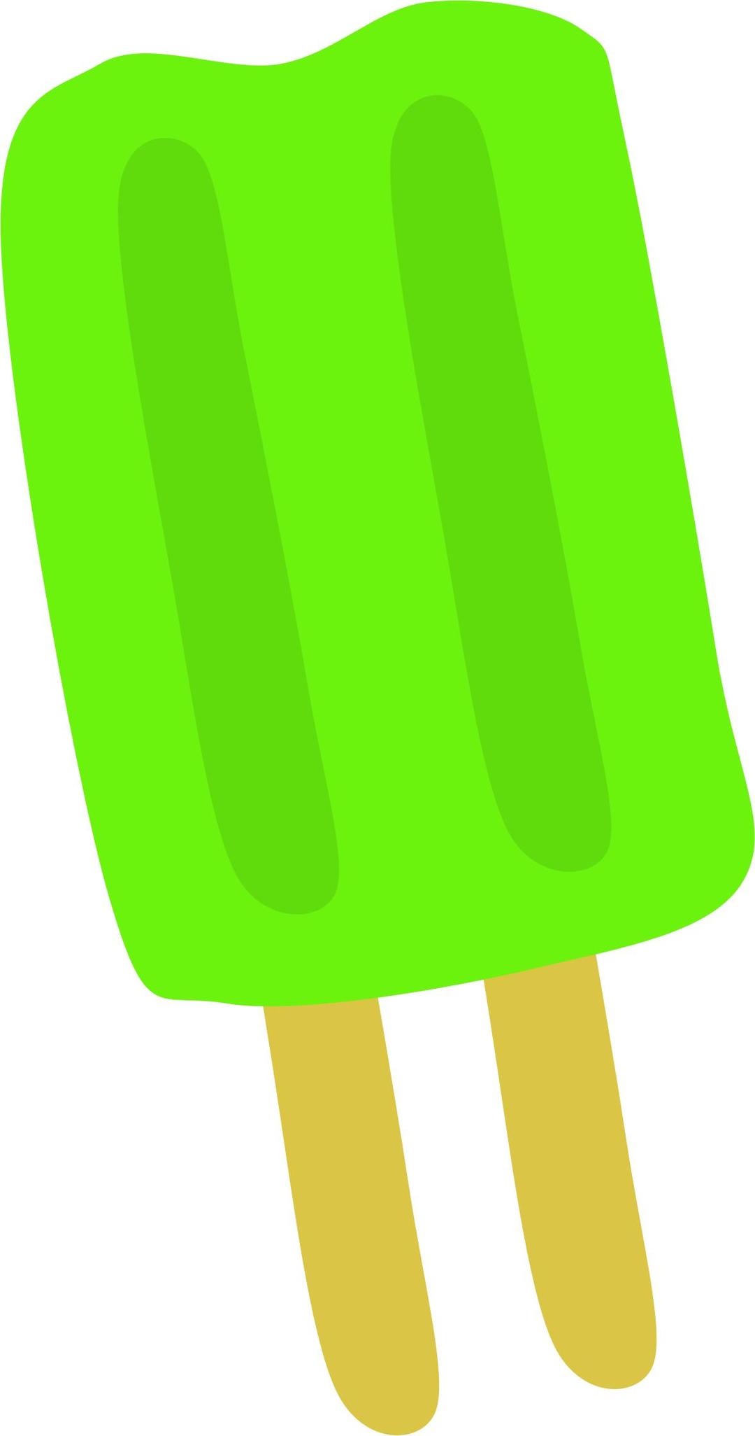 Green Popsicle png transparent