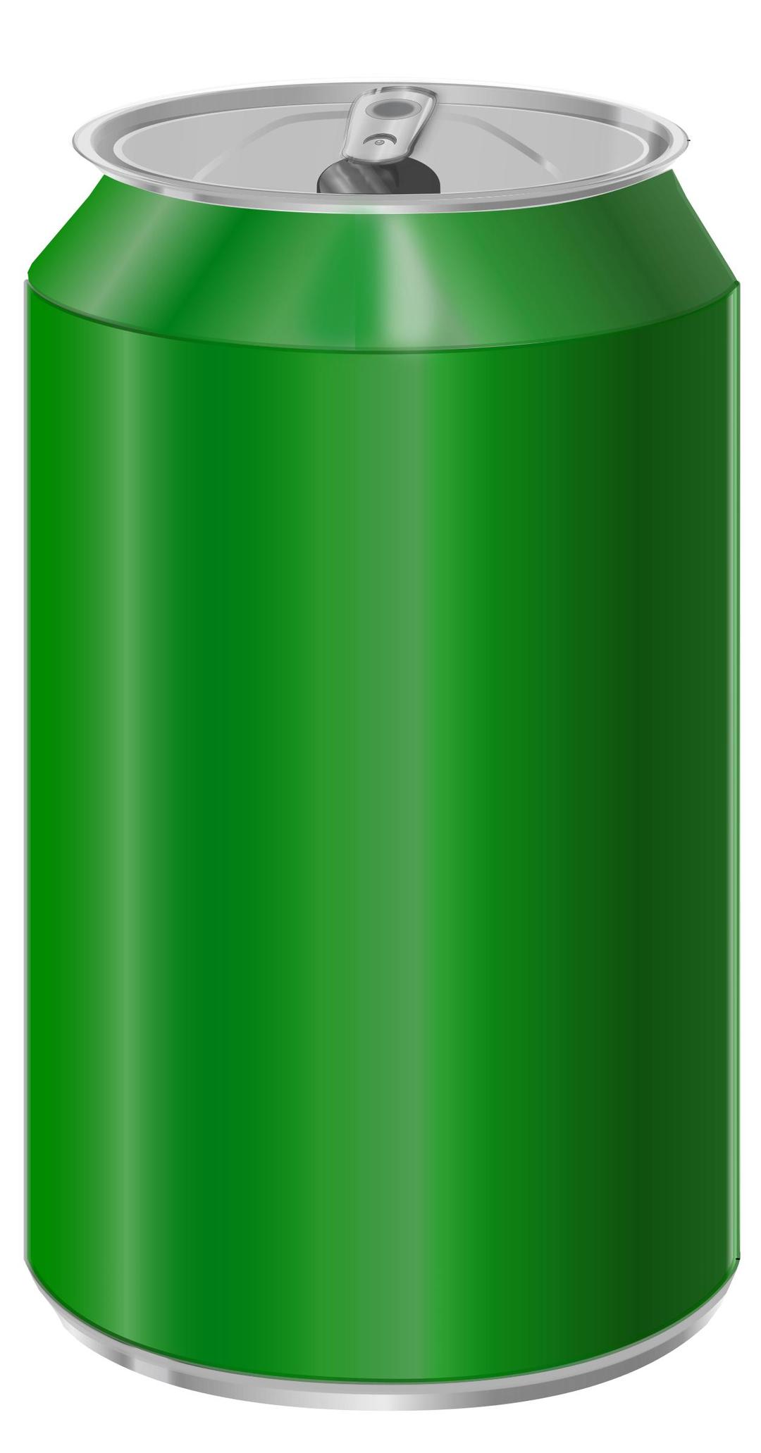 Green soda can png transparent