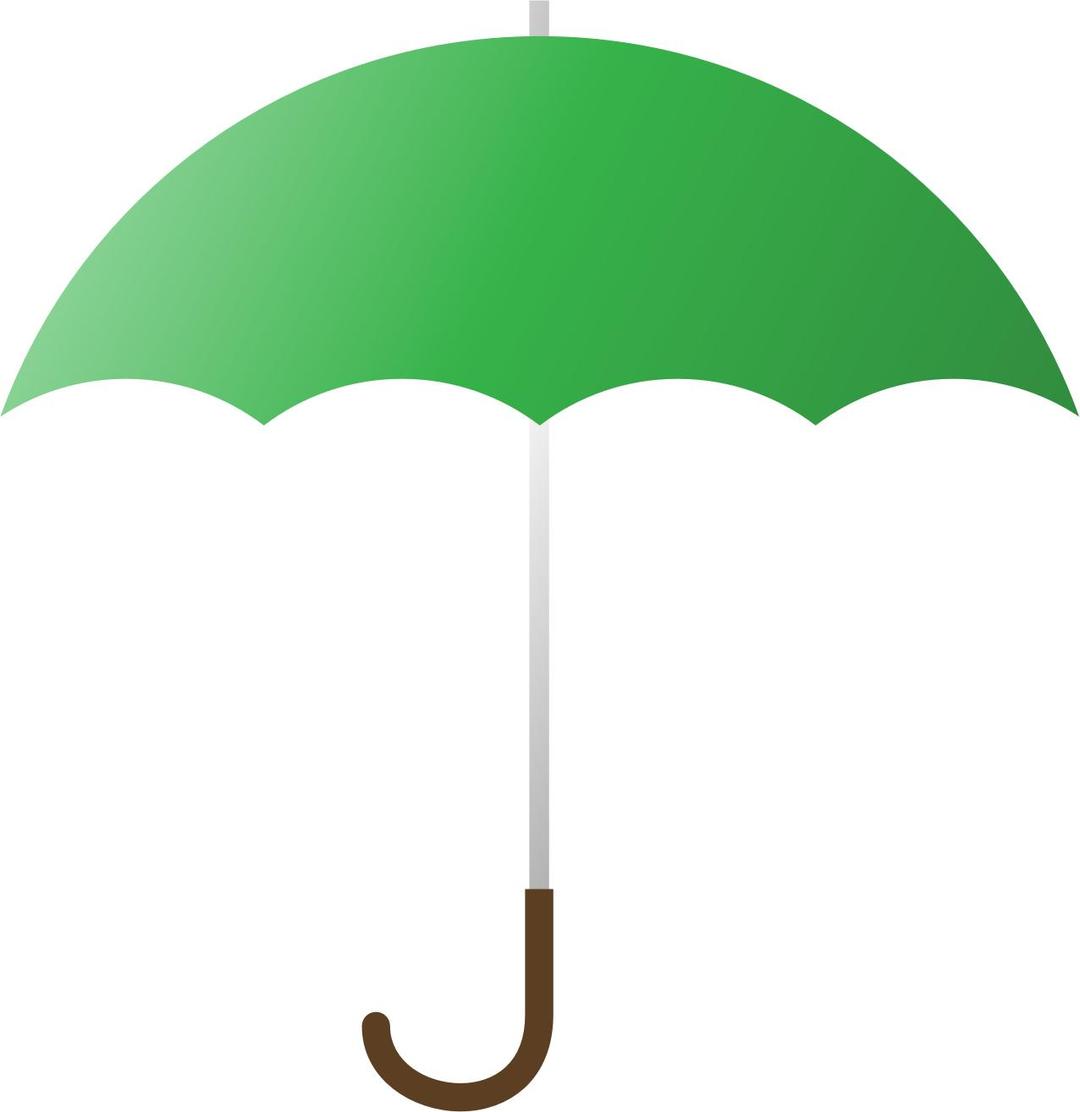 Green Umbrella png transparent