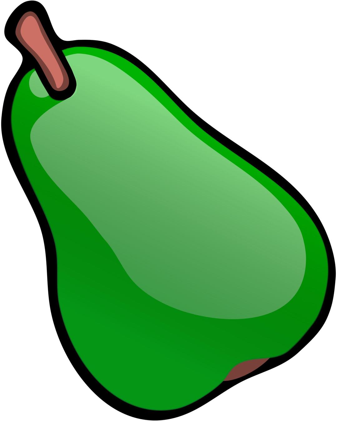 green-pear png transparent