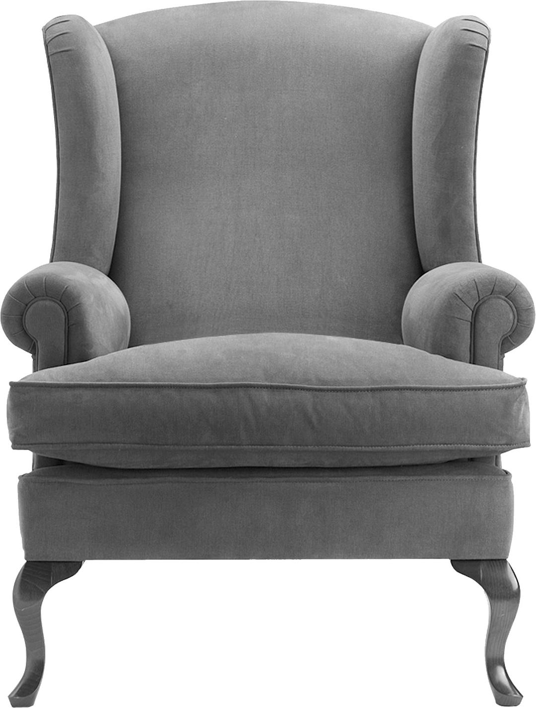Grey Armchair png transparent