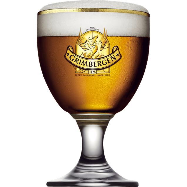 Grimbergen Beer Glass png transparent