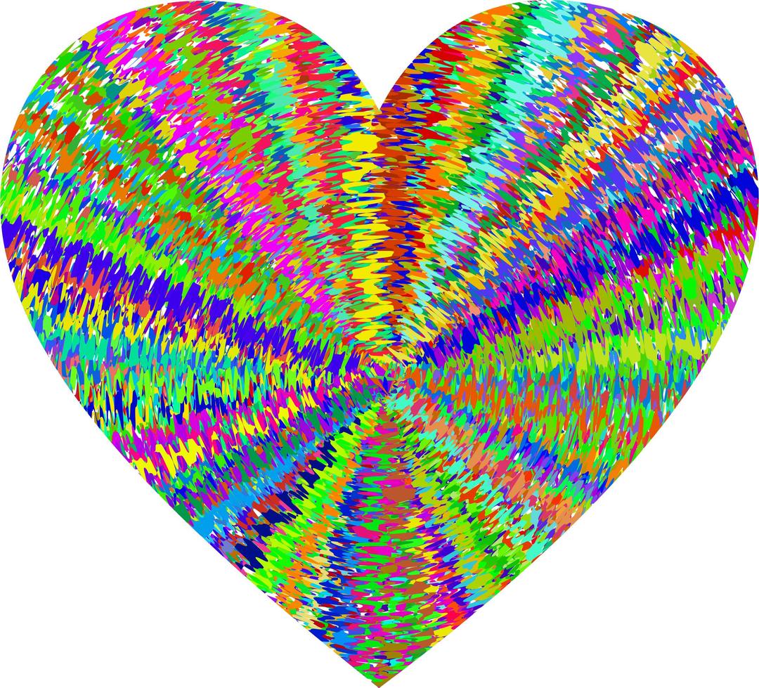 Groovy Heart png transparent