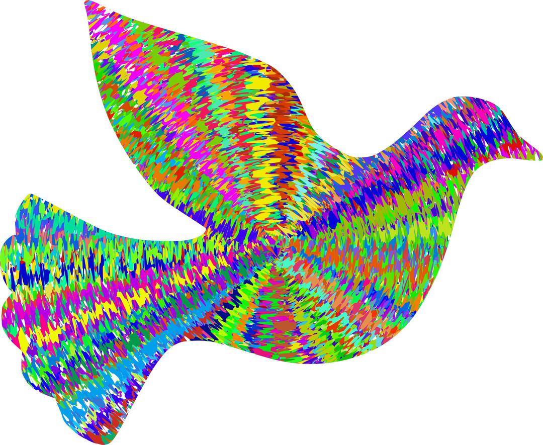 Groovy Peace Dove png transparent