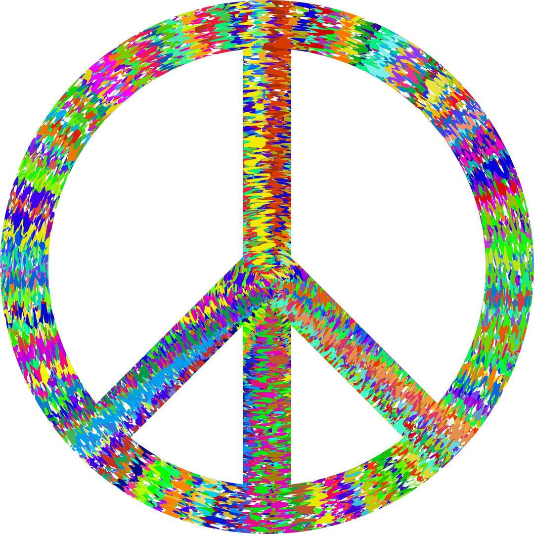 Groovy Peace Sign png transparent