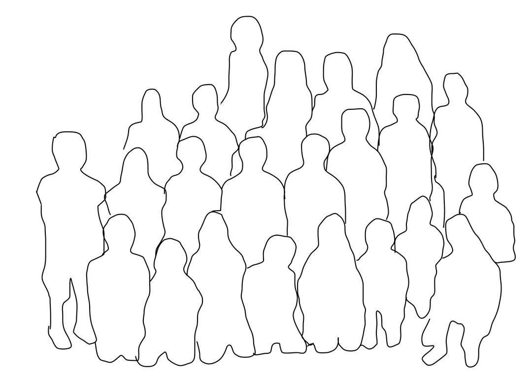 Group of People png transparent