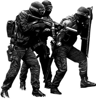 Group Of Swat Officers png transparent