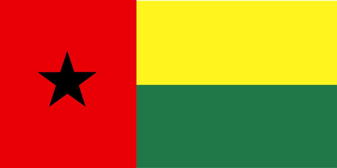 Guinea Bissau flag png transparent