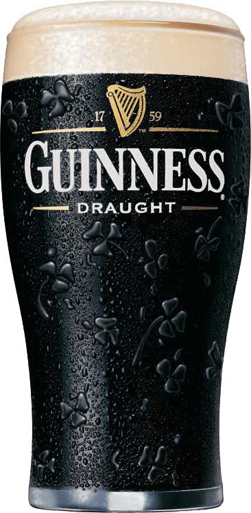 Guinness Draught Glass png transparent