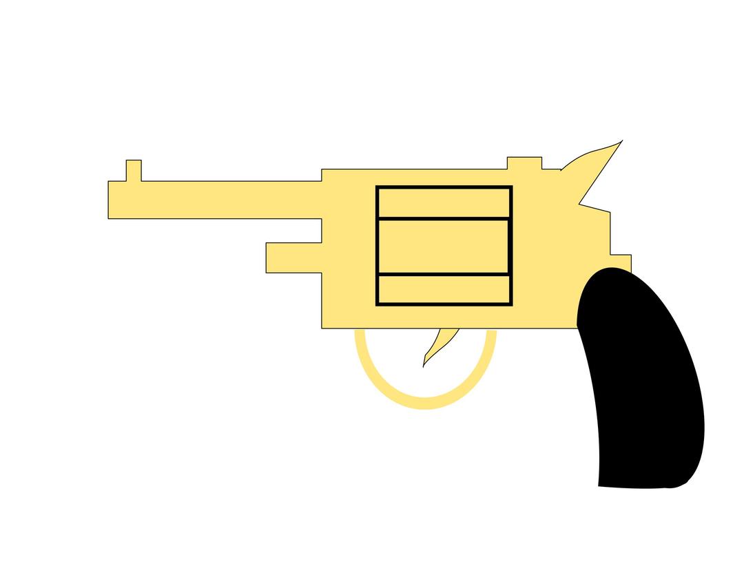 Gun. Pistol. png transparent