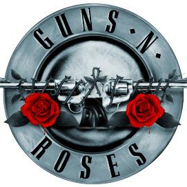 Guns N' Roses Silver Logo png transparent