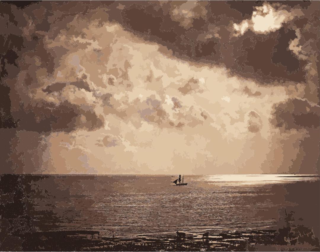 Gustave Le Gray - Brig upon the Water - Google Art Project png transparent